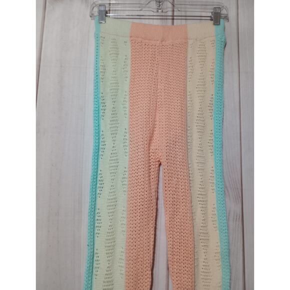 Hot and‎ Delicious Pants Ladies Large Crochet Pull On Waist - Picture 3 of 6